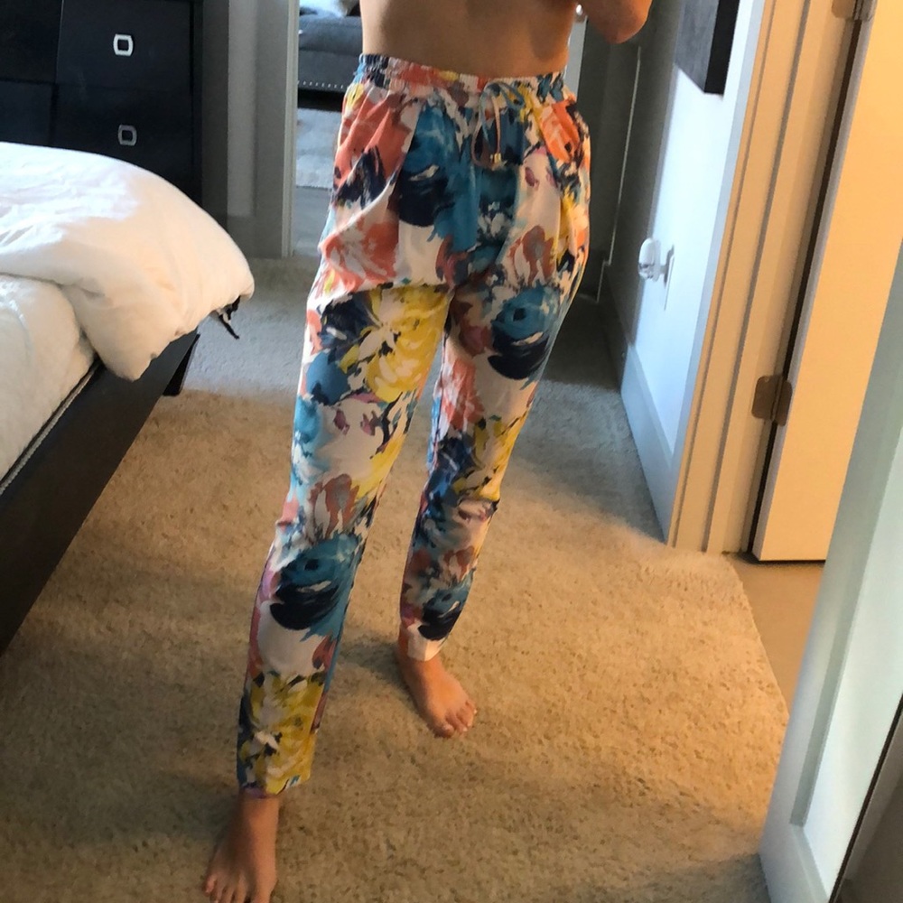 Bebe High Waisted Spring Joggers